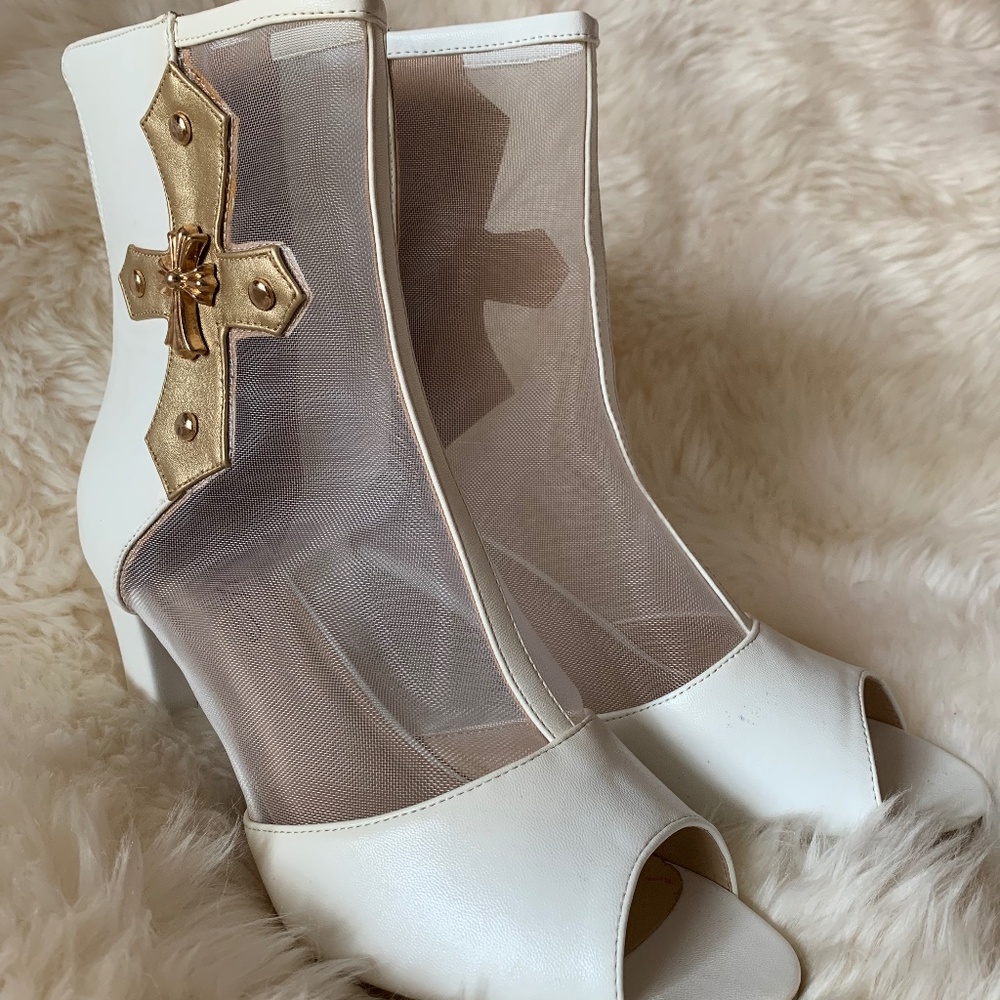 Open Toe Booties